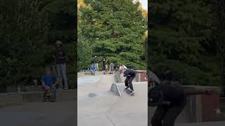 A few clips of me skating in a best trick competition at Woodland skatepark 🛹 #leandrehayes #fyp