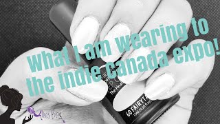 What I will be wearing to the indie expo | Gel stamping nails