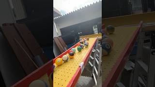 Marble Run ☆ Handmade wooden rain gutter combination slope + billiard balls ② #asmr