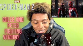 Marvel's Spider-Man 2 Teaser Trailer | REACTION!!!!!!!! | PS5