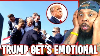 Donald Trump speaks for the 1st time on the assassination attempt AND HAVE A BREAKDOWN!!(EMOTIONAL)