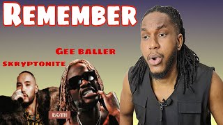 Skryptonite x Gee Baller - REMEMBER [Official Audio] | РЕАКЦИЯ ИНОСТРАНЦА