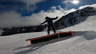 Using the CAPiTA DOA Snowboard at Stevens Pass Terrain Park