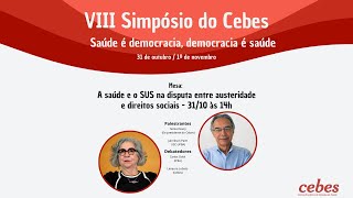 VIII Simpósio do Cebes - 31/10 - mesas tarde