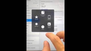 How to take a screenshot on iPad Air 2 by using Assistive Touch