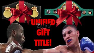 **CRAWFORD VS ORTIZ** THE UNIFIED GIFT CHAMPIONSHIP FIGHT!!