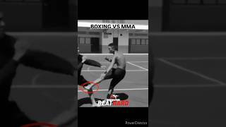 Can a boxer stand a chance vs an MMA fighter? #boxing #mma #boxeo #boxingvsmma #mmavsboxing #shorts