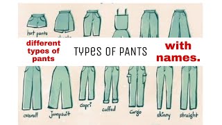 Pants| different types of pants| styles | with names| for women |casual to trendy pants|pant design