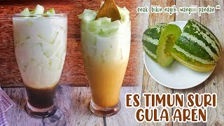 Resep Es Timun Suri Santan Gula Merah/Aren | Seger dan Bikin Nagih !!