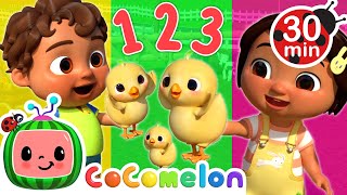 How Many Chicks Do You See? | Animal Counting Song | CoComelon Nursery Rhymes & Kids Songs