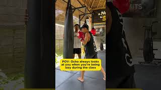 You don’t wanna do this in Ocho’s class #ubudmuaythai #comedy #combatsport #boxing #muaythaibali