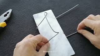 Most Simple Design Easy Steel Wire Crafts Make at Home to Save Money DIY Ideas