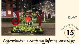 Westminster Downtown Lighting Ceremony 2024 Denver | USA Diaries