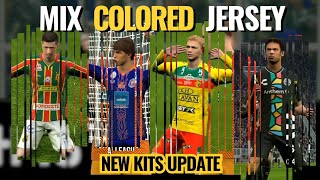 New Mix Colored Jersey With Player Name | Update Jersey Home Away | New Kits | eFootball 2024 Mobile