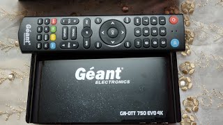 جيون 750 ايفو البلاستيكي PVC 😎 Geant ott evo 750 4k