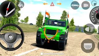 Dollar (Song) Modified Mahindra Green Thar 😈||  Indian Car Simulator 3D || Android Gameplay ||