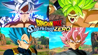 Dragon Ball Sparking Zero - All Character Intros (4K 60FPS)