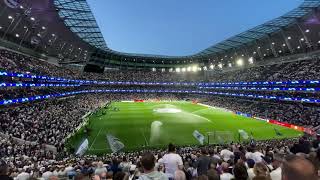 Wicked light show before Tottenham v Marseilles Champions League opening match