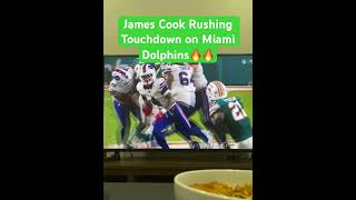 James Cook Rushing Through Miami Dolphins Defense🥶🥶 #bills #football #buffalobills