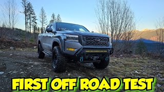 OFF ROAD IN MY LIFTED 2023 NISSAN FRONTIER PRO-4X