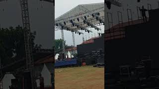 Persiapan konser Dewa 19 Cirebon