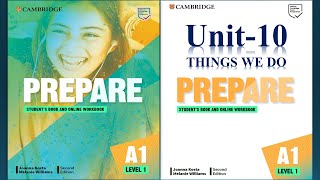 Prepare 1 2nd Edition / Unit 10: THINGS WE DO / English Listening Practice For Beginner Learners