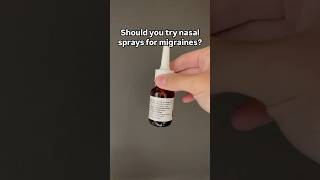 Nasal spray for migraines?