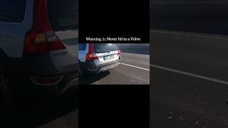 warning ⚠️: never hit in a volvo #shortvideo #car #volvo #safety