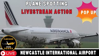 POP UP LIVE STREAM: Plane spotting at Newcastle International airport