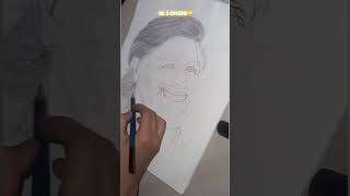 M.S DHONI SKETCH💛🏏#msdhoni#dhoni#cricket#sketch #viralvideo#explore#fypシ゚viral #viralshorts#explore