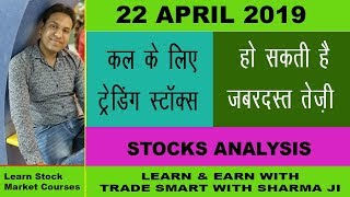 22 April Stocks Analysis