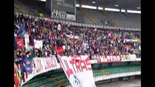 Hellas Verona - Triestina 2003/2004 ultras Triestina in trasferta - tifo settore ospiti - amarcord