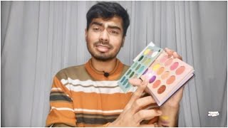 Reviewing beauty glazed colour board eyeshadow palette