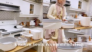 Shopping haul, Kitchen tools recommendation, aesthetic kitchen tools, peralatan dapur estetik