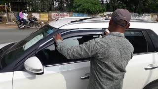 How to add car door visor