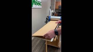 Marsh Super Size Stencil Cutting Machine - Operation & Cutting a Stencil