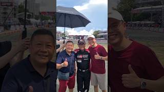 I met the legend responsible for creating Gazoo Racing and my GR Yaris #Morizo #AkioToyoda #gryaris