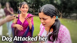 Dog Attacked her 🥹 Prank Gone Wrong !