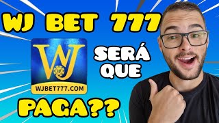 WJ BET PAGA MESMO? WJ BET 777 É CONFIÁVEL? APLICATIVO WJ BET 777 PAGA? ✅