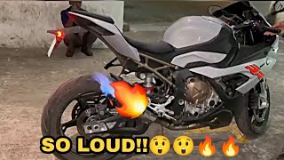 Freaking Loud S1000RR Which Exhaust?? | Auto Freak | #youtube @BMW #s1000rr #loud #sbkmotoparts