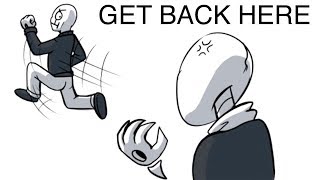 Gaster, runs away from ... GASTER?