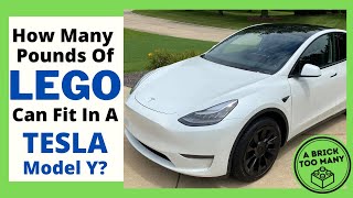 How many pounds of LEGO can fit in a Tesla Model Y?!