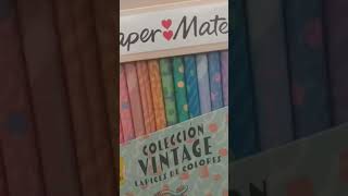 Paper💕Mate 15 piezas #papeleriabonita #papermate #calligraphy #shorts #colors