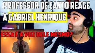 Professor de cantor reage a Gabriel Henrique cantando - Stand Up