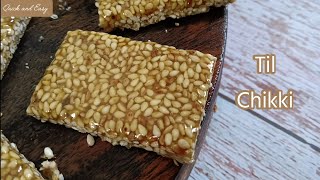 Til Chikki Sesame Seeds Brittle तिल की चिक्की  in 10 minutes