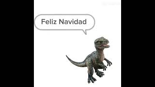 Baby blue: “feliz navidad🦖”#JurassicWorld