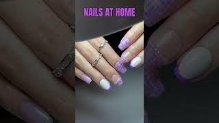 Easy Nail art at home #nails #manicure #shorts