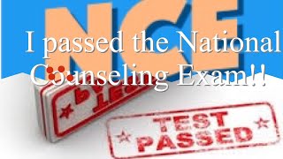 #nce #counselinglicense #testimony It’s Testimony Tuesday!! I Passed the NCE!!