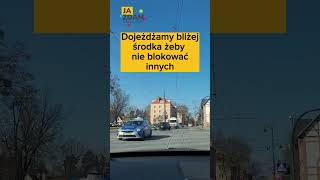 BYDGOSZCZ fragment trasy egzaminacyjnej - skręt w lewo ul. Chodkiewicza