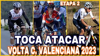 RESUMEN ETAPA 2 ➤ VOLTA C. VALENCIANA 2023 🇪🇸 Final en Alto